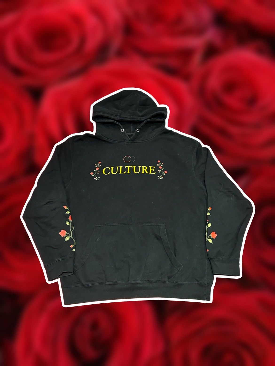 Vintage Roses CULTURE Hoodie Size US M / EU 48-50 / 2 - 1 Thumbnail