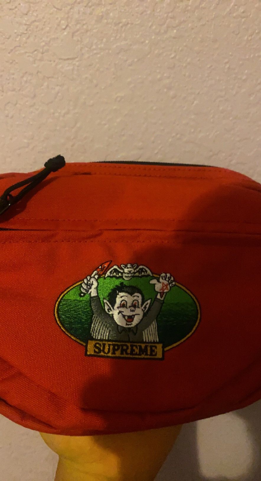 image of Supreme Waist Bag in Red, Men's