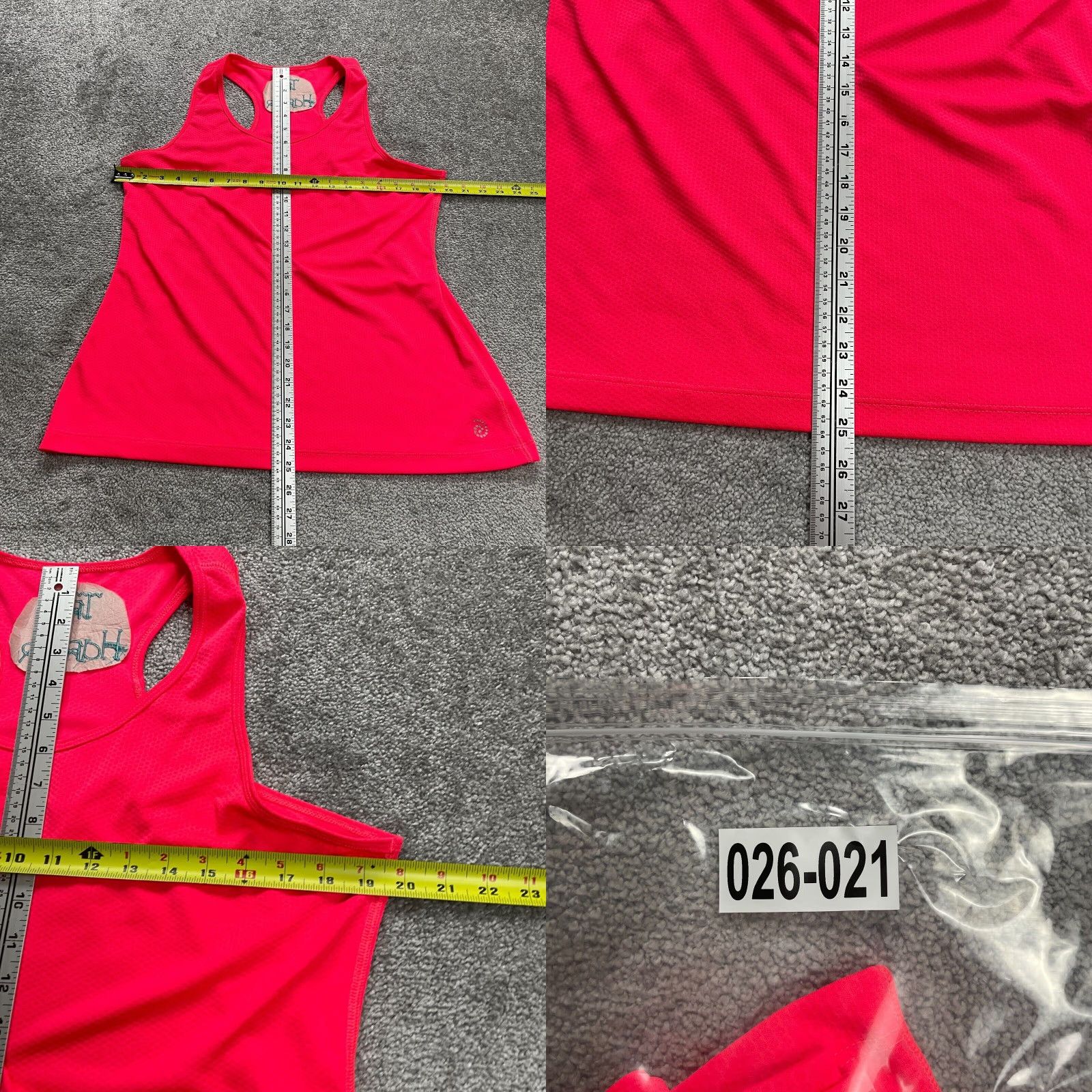 Vintage Unbranded Tank Womens Large Neon Orange Racerback Active Athletic Top Size L / US 10 / IT 46 - 8 Thumbnail