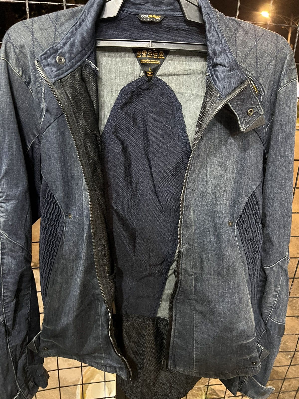 Vintage FIELD CORE CORDURA TACTICAL JACKET ZIPPER Size US L / EU 52-54 / 3 - 9 Thumbnail