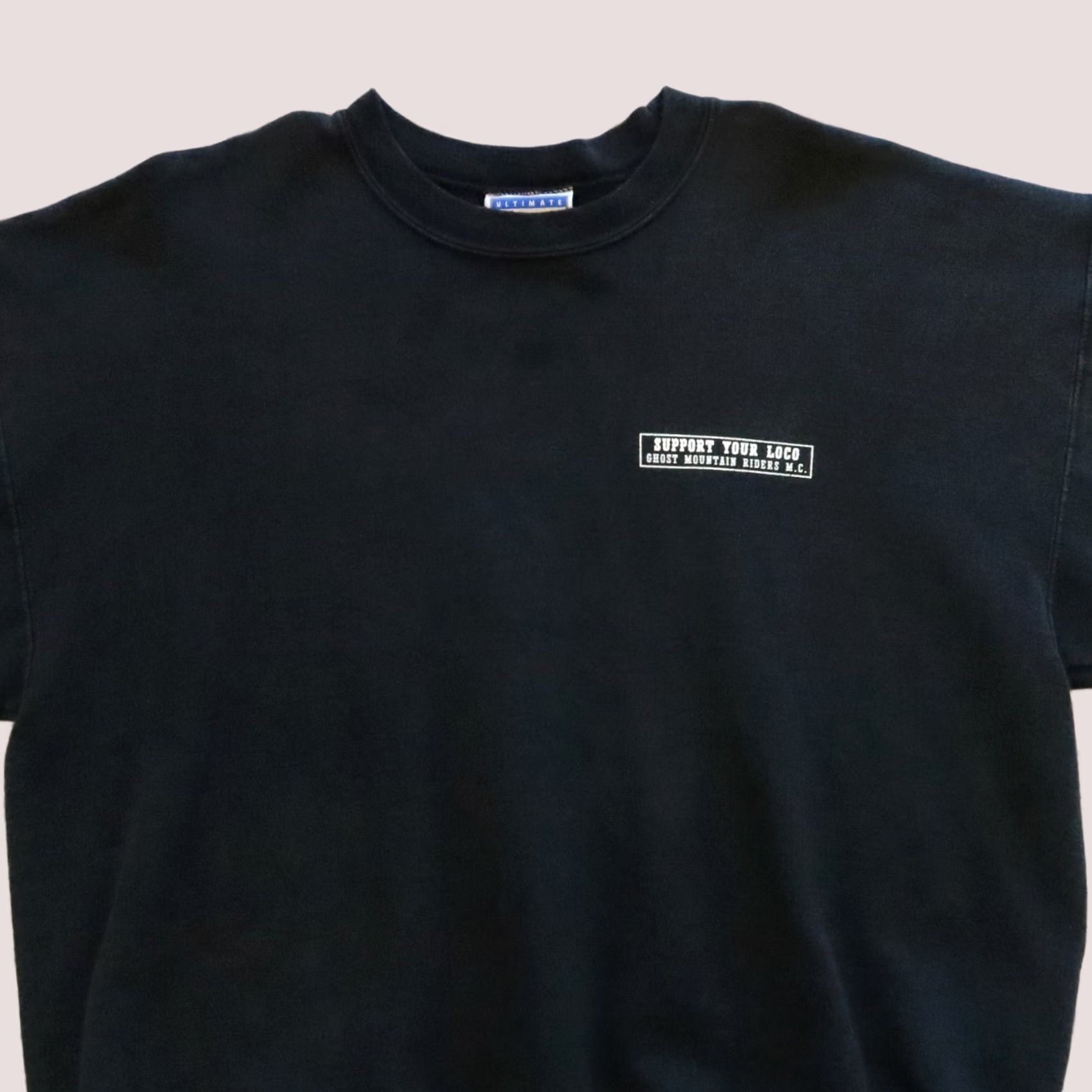 Hanes Vintage Ghost Mountain Rider MC Sweatshirt Crewneck California Support Size L Size US L / EU 52-54 / 3 - 1 Thumbnail