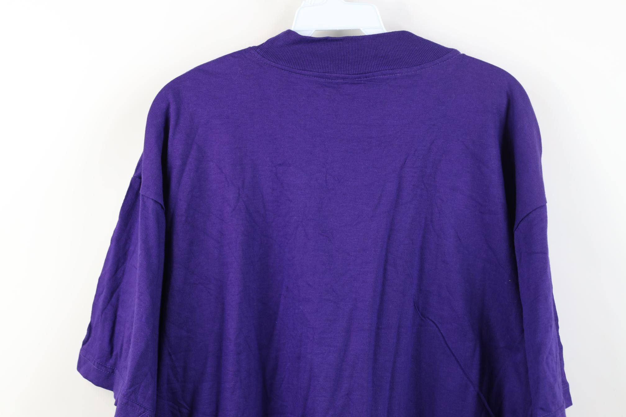 Vintage Deadstock Vintage 90s Streetwear Short Sleeve T-Shirt Cotton Size US XL / EU 56 / 4 - 10 Thumbnail
