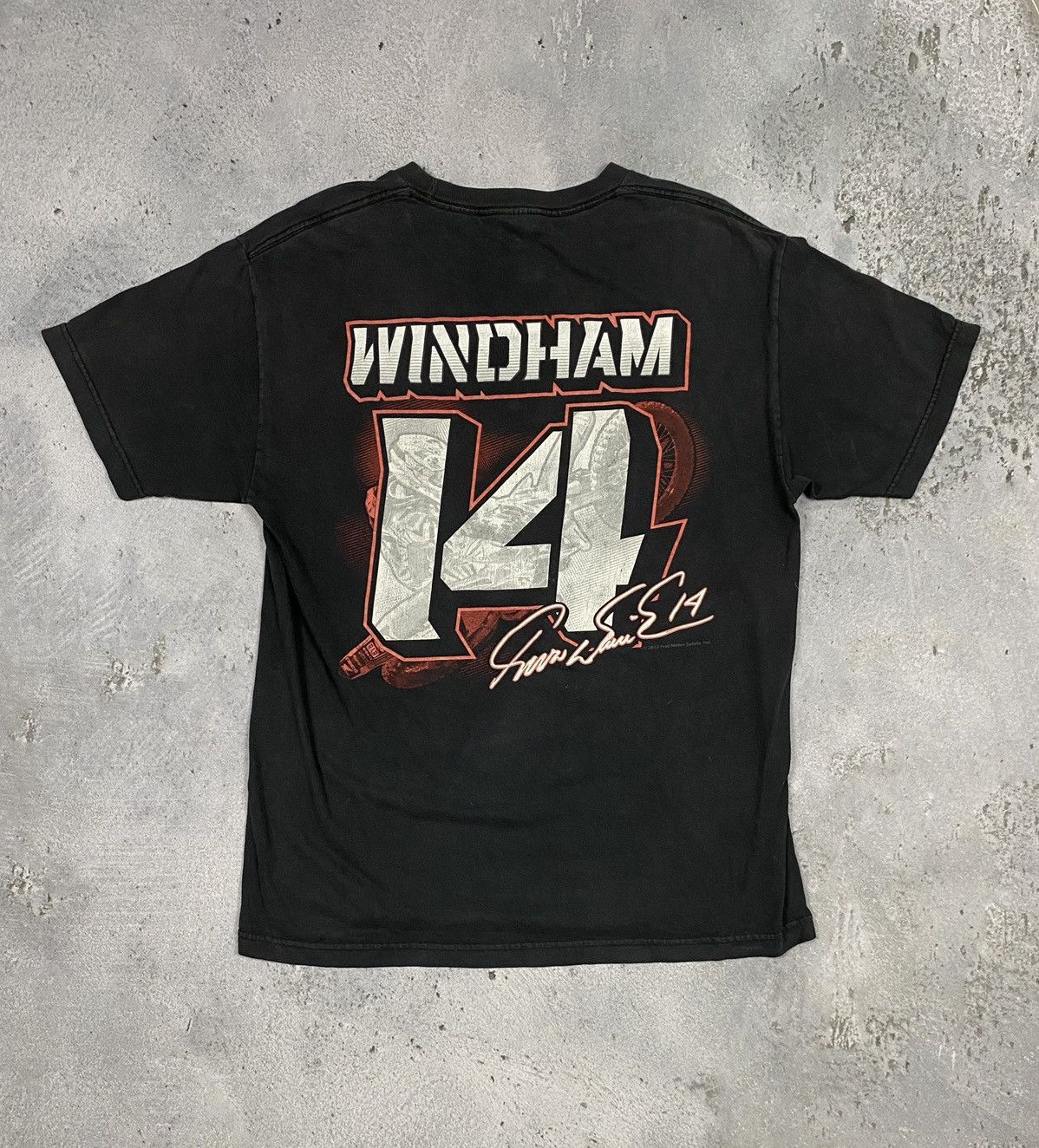 Vintage Moto racing t shirt 2012 vintage Windham 14 Size US L / EU 52-54 / 3 - 3 Thumbnail