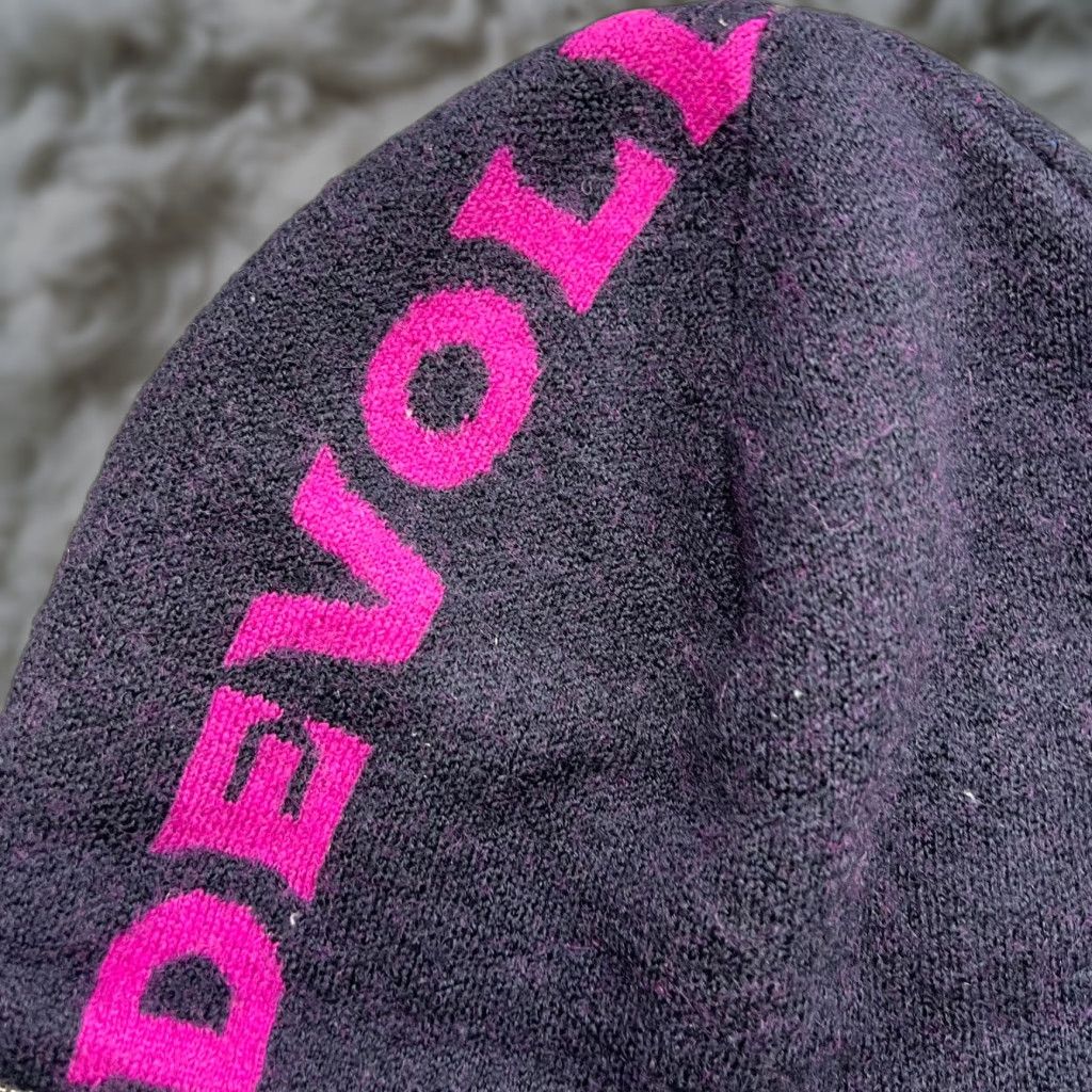 Vintage Devold Beanie Unisex Adults One Size 100% Wool Thermal Purple Winter Knit Hat Size ONE SIZE - 1 Thumbnail