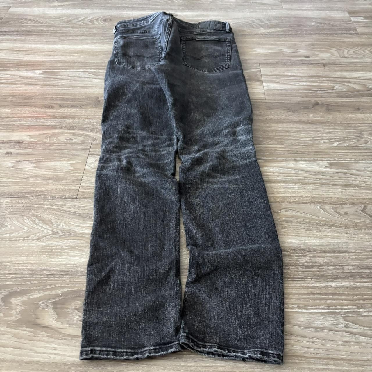 Japanese Brand Crazy Vintage Y2K/2000s Grunge Black Distressed Skinny Denim Jeans! 32x33 Size US 32 / EU 48 - 4 Thumbnail