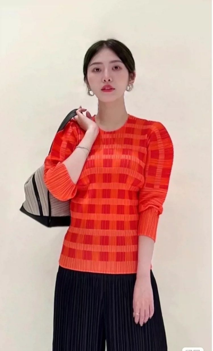Issey Miyake Issey Miyake A Tibetan blue bamboo joint top Size L / US 10 / IT 46 - 6 Thumbnail