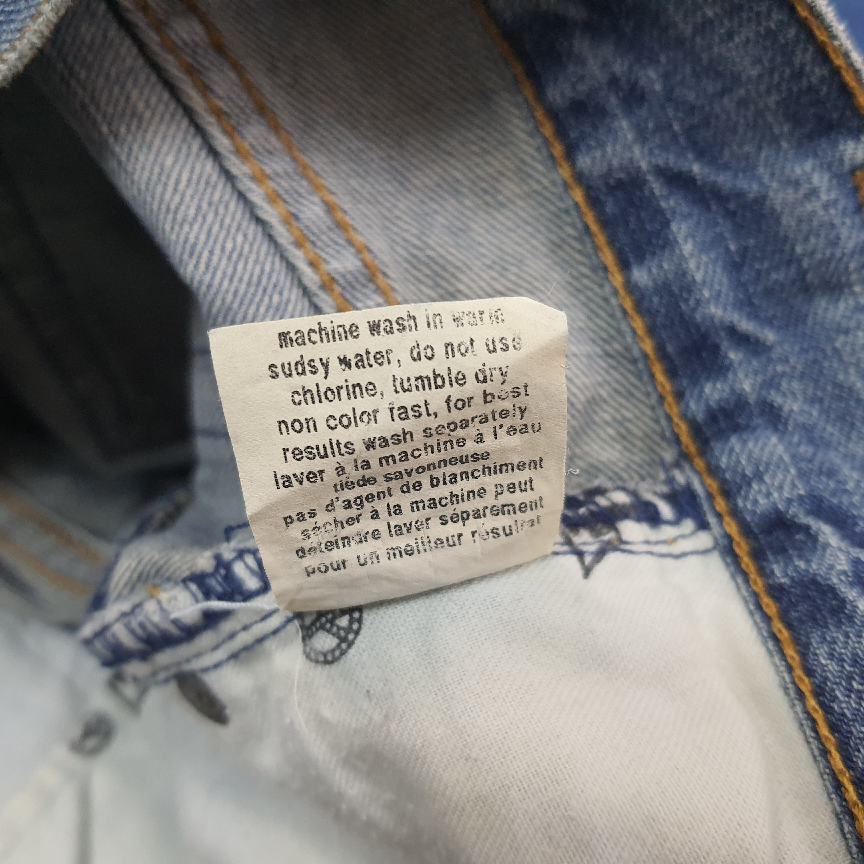 Stussy Vintage Stussy Rough n Rugged Denim Custom Logo Jeans C228N9 Size US 31 - 11 Thumbnail