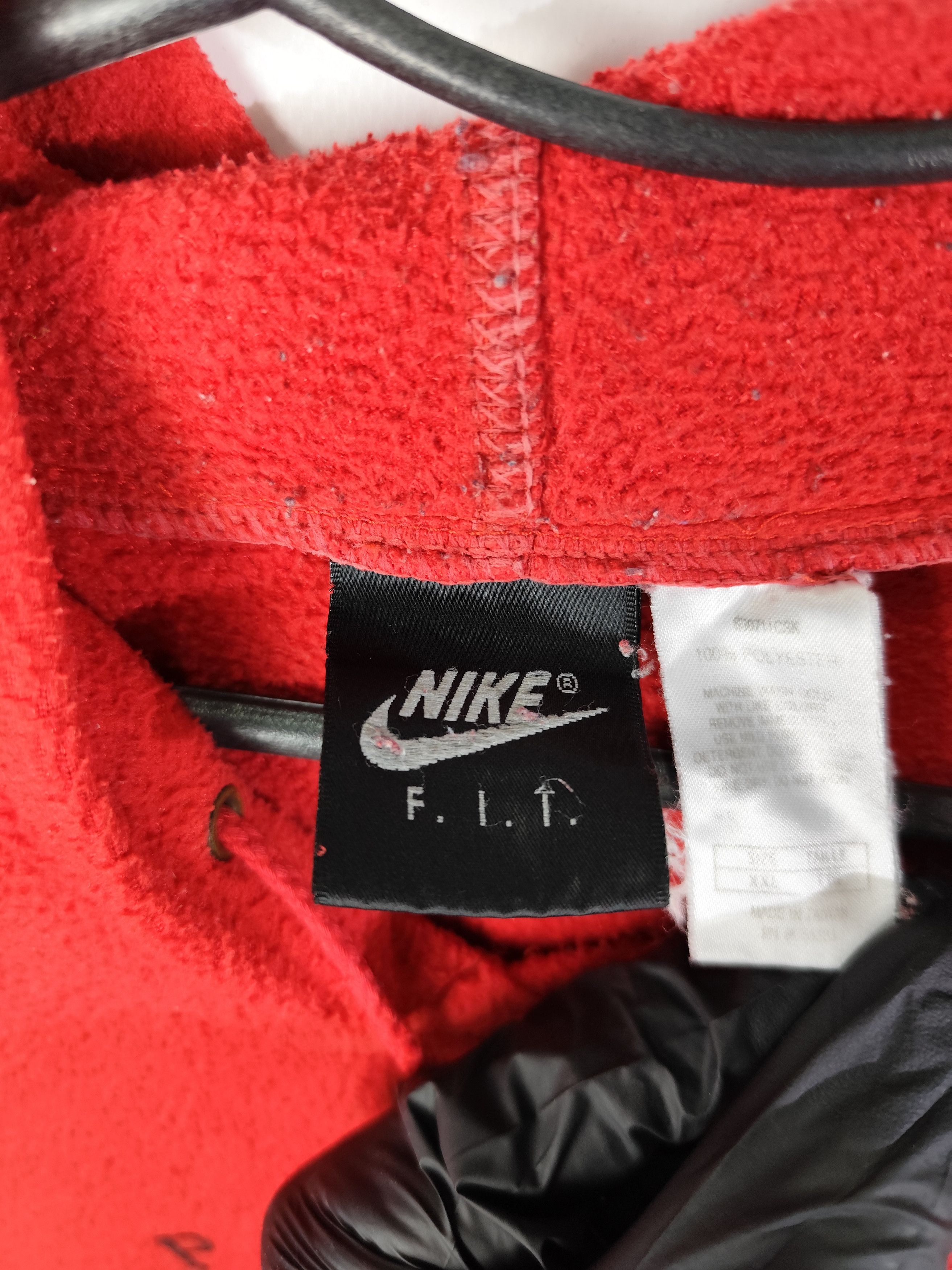 Nike Vintage Very Rare Nike Fit Supreme Court Red Fleece Hoodie Size US XXL / EU 58 / 5 - 4 Thumbnail