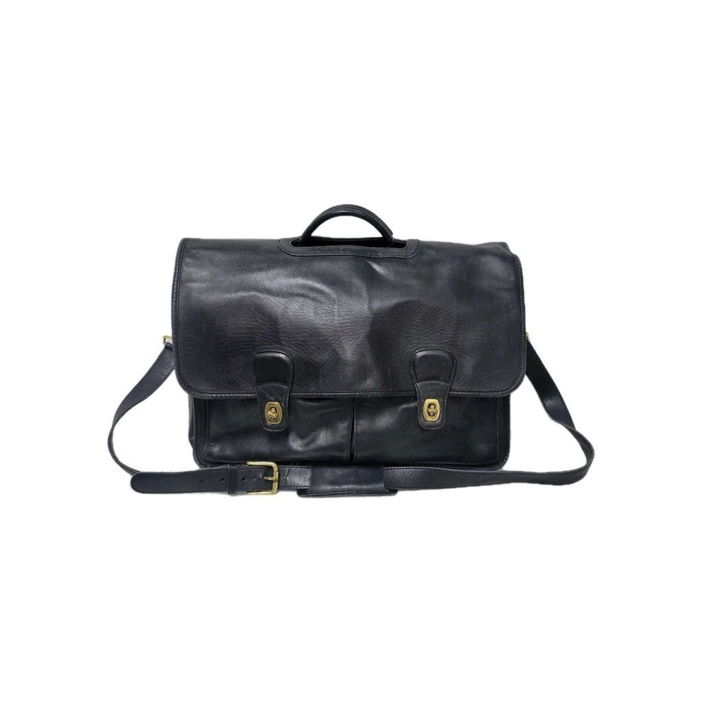COACH Vintage Unisex #BOS-0532 Leather Briefcase Laptop Bag