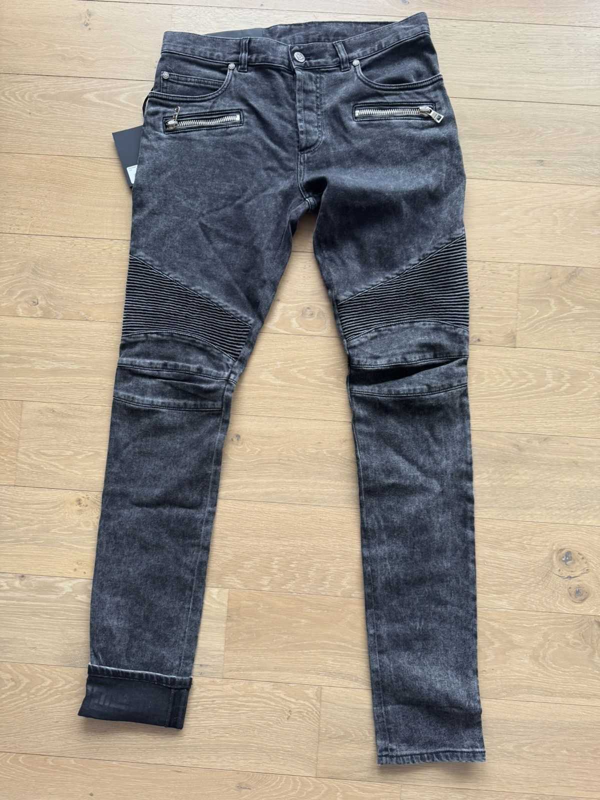 Balmain BALMAIN BIKER DENIM PANTS Size US 32 / EU 48 - 1 Thumbnail