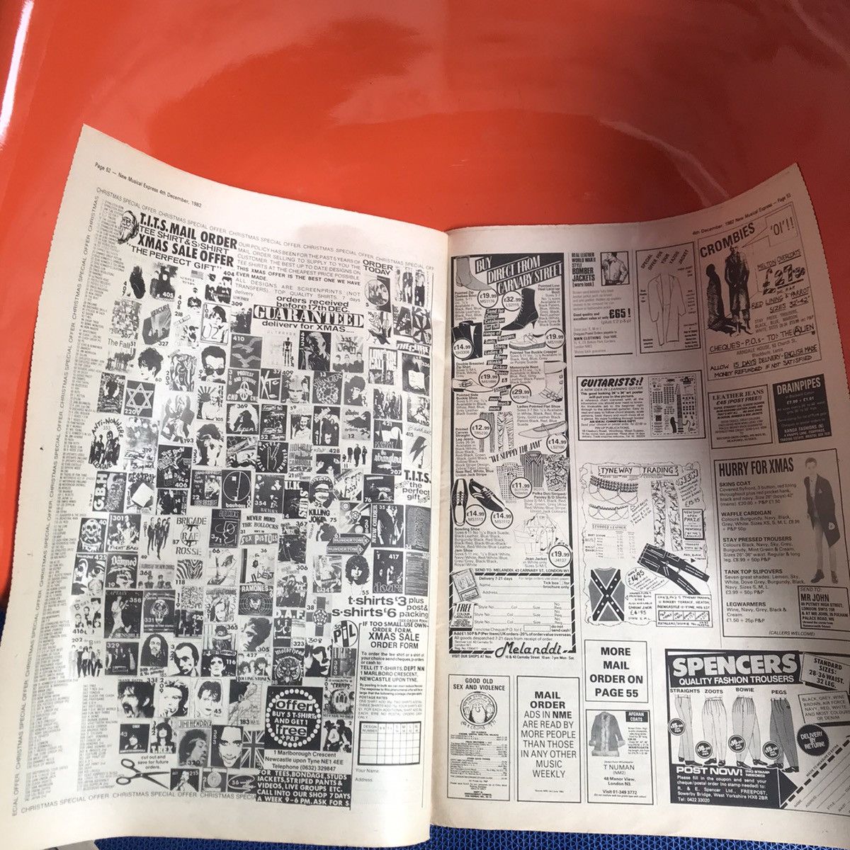 Hysteric Glamour × Vintage Vintage NME Magazine - NME (UK) Dec 4th 1982 Simple Minds Size ONE SIZE - 12 Thumbnail