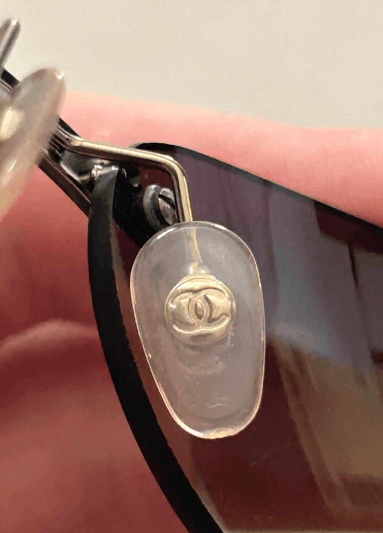 Chanel Chanel Sunglasses 4037 Rhinestone CC 4017 Rimless Vintage Size ONE SIZE - 4 Thumbnail