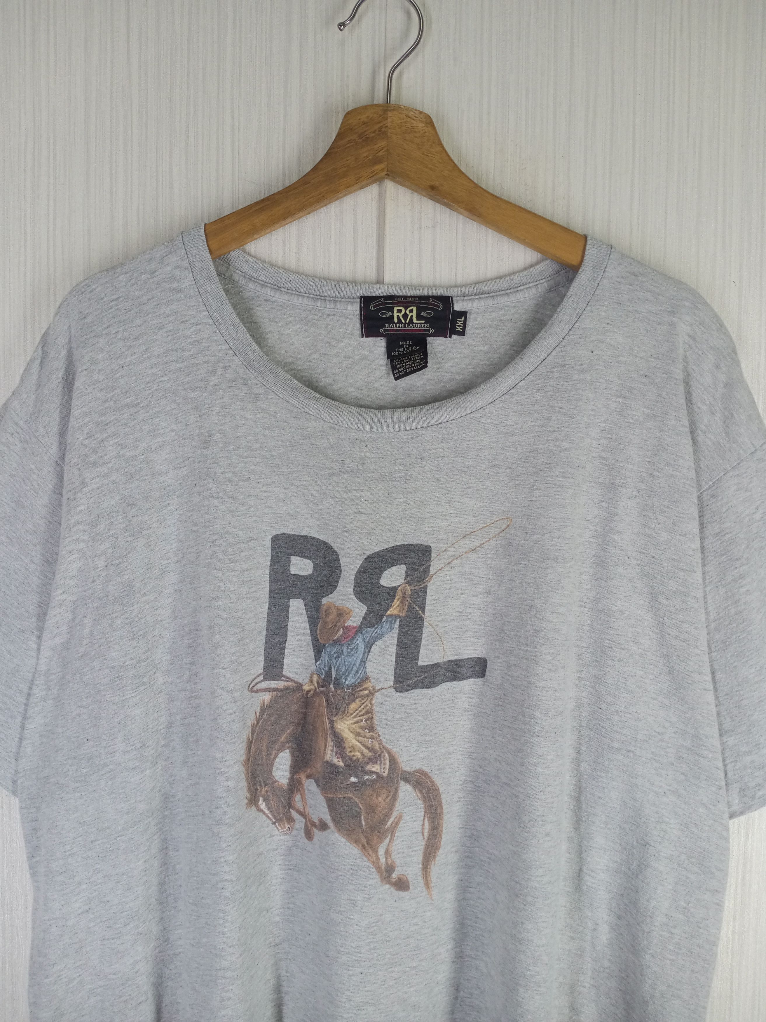 Polo Ralph Lauren Rare Vintage RRL Ralph Lauren Cowboy Rodeo Horse Logo Size US XXL / EU 58 / 5 - 1 Thumbnail