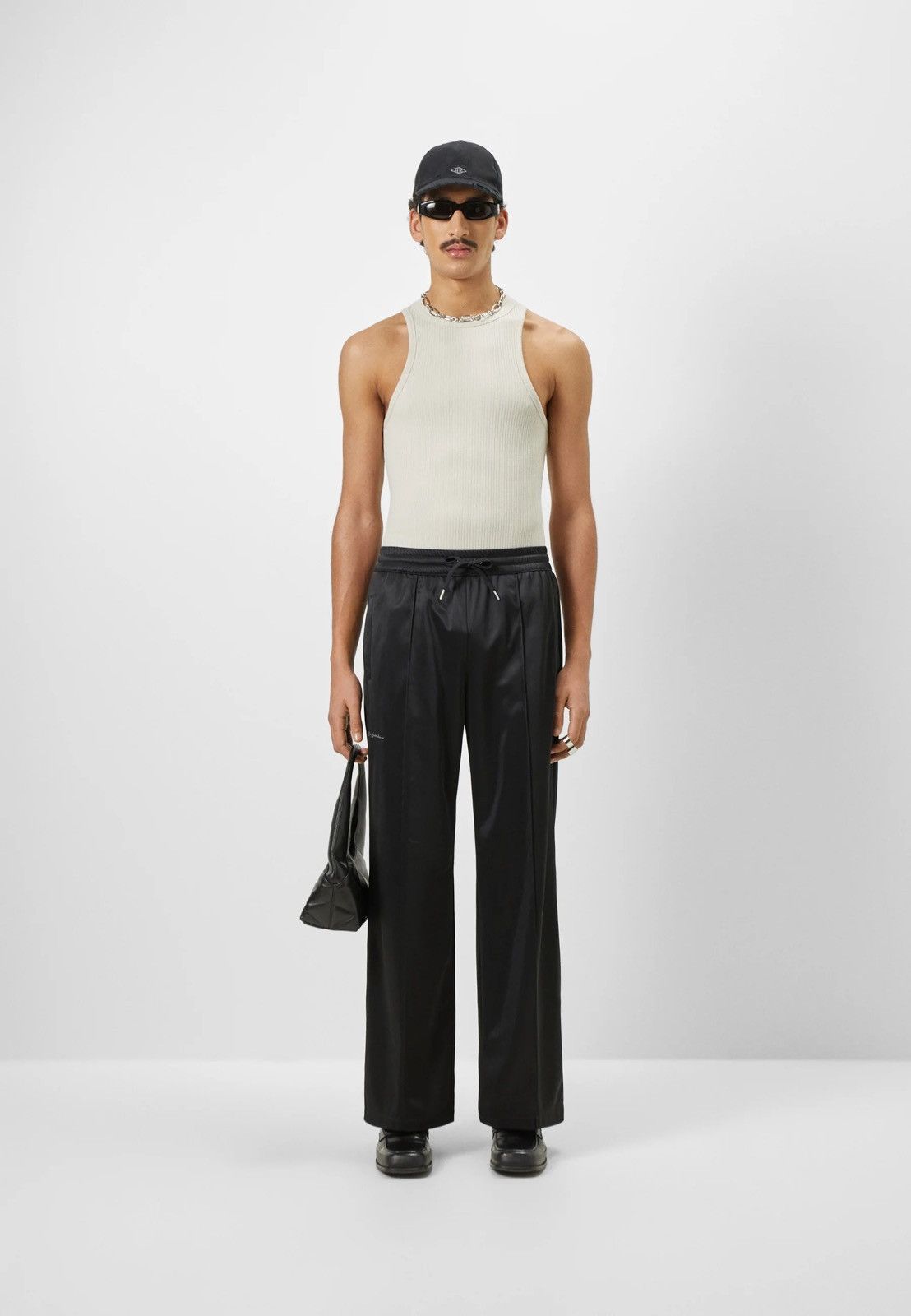 Han Kjobenhavn SS23 !DSWT! Han Kjobenhavn Oversized Loose Black Track Pants Size US 34 / EU 50 - 2 Thumbnail