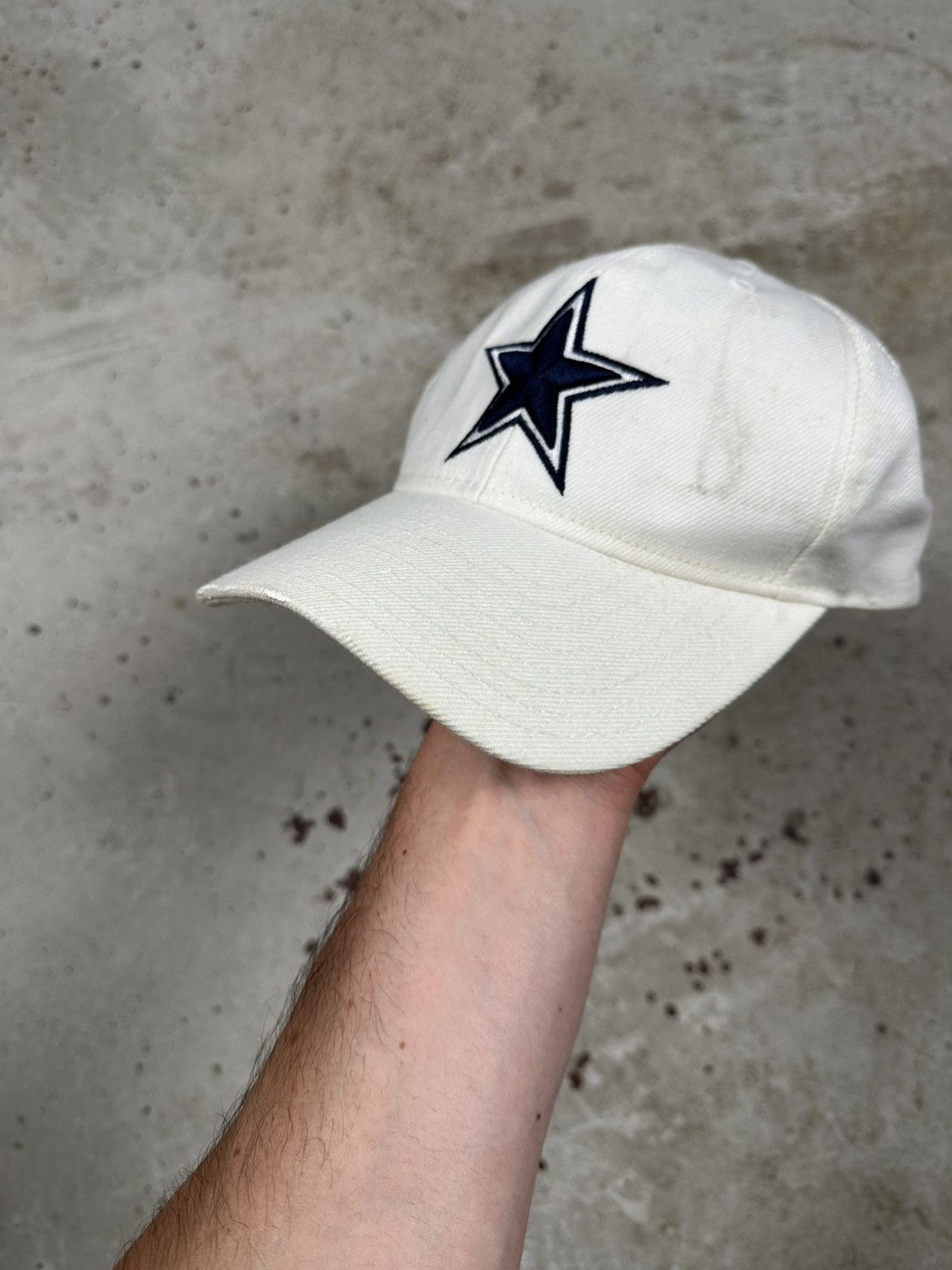Reebok Vintage Y2K Reebok x NFL Dallas Cowboys White Hat Cap Size ONE SIZE - 3 Thumbnail