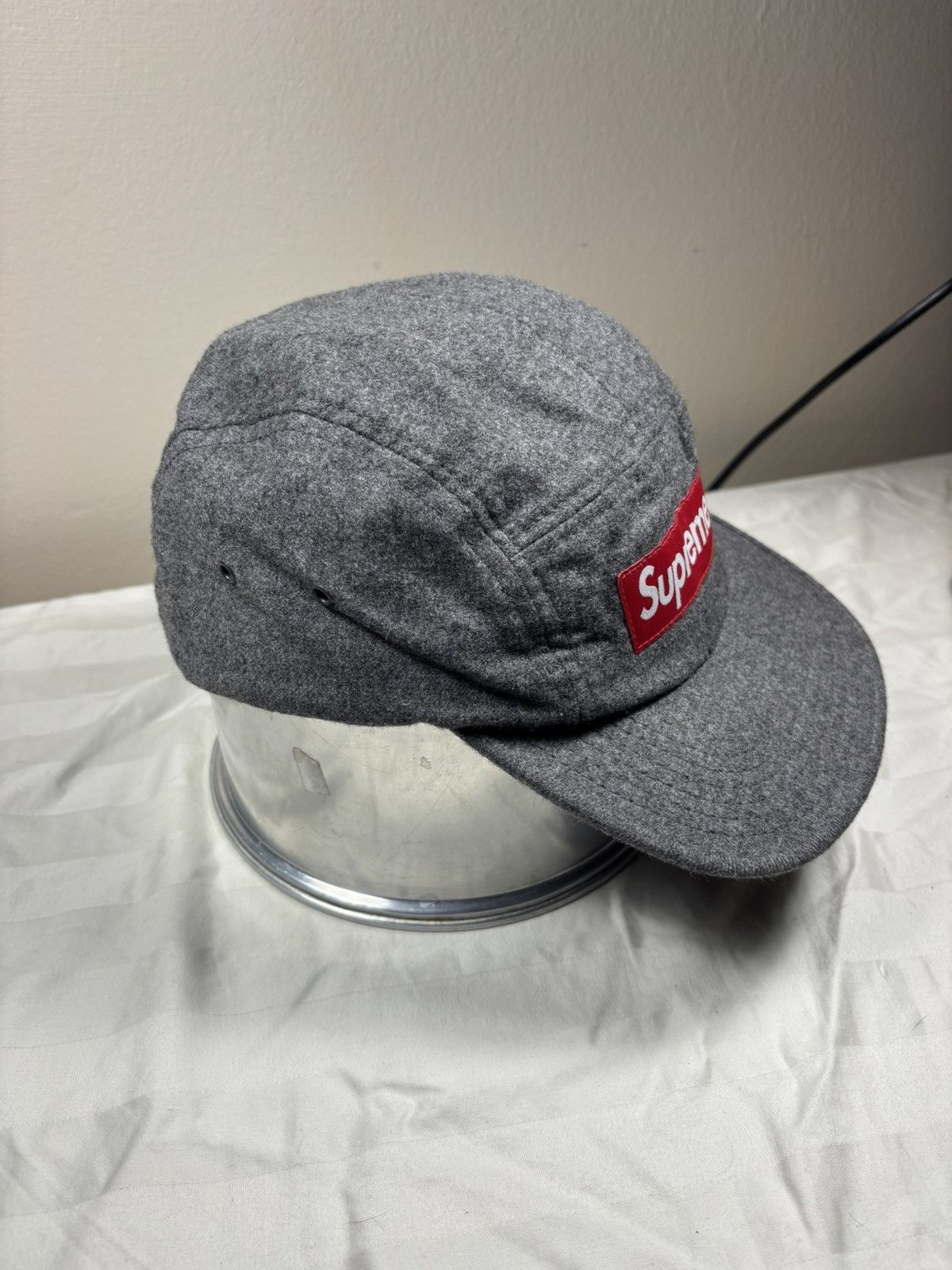 Supreme Supreme Loro Piana Wool Camp Cap Size ONE SIZE - 2 Thumbnail