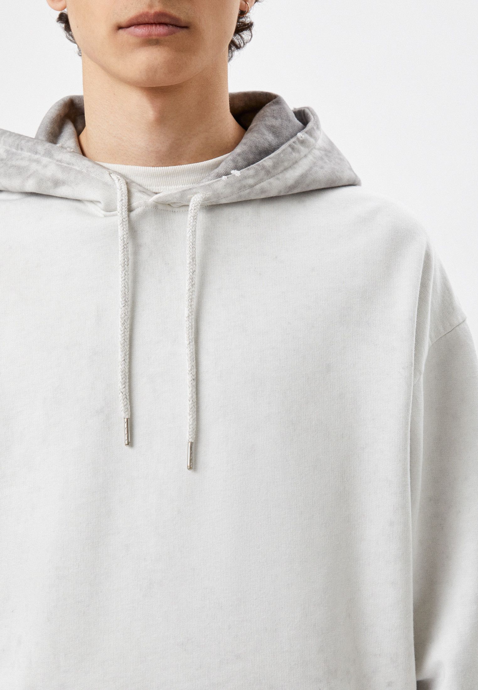 Acne Studios 48/M - Bulky Black Bleached Hoodie Size US M / EU 48-50 / 2 - 5 Thumbnail