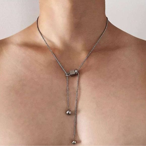 Other Men Stainless Steel Hip Hop Necklace Size ONE SIZE - 3 Thumbnail