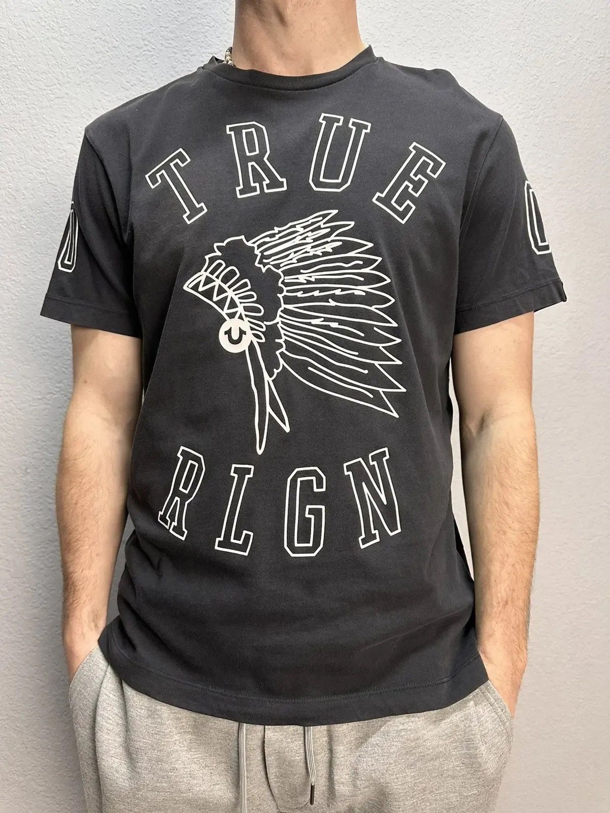 Japanese Brand Vintage True Religion T Shirt Y2k Streetwear Japanese style Size US M / EU 48-50 / 2 - 1 Thumbnail