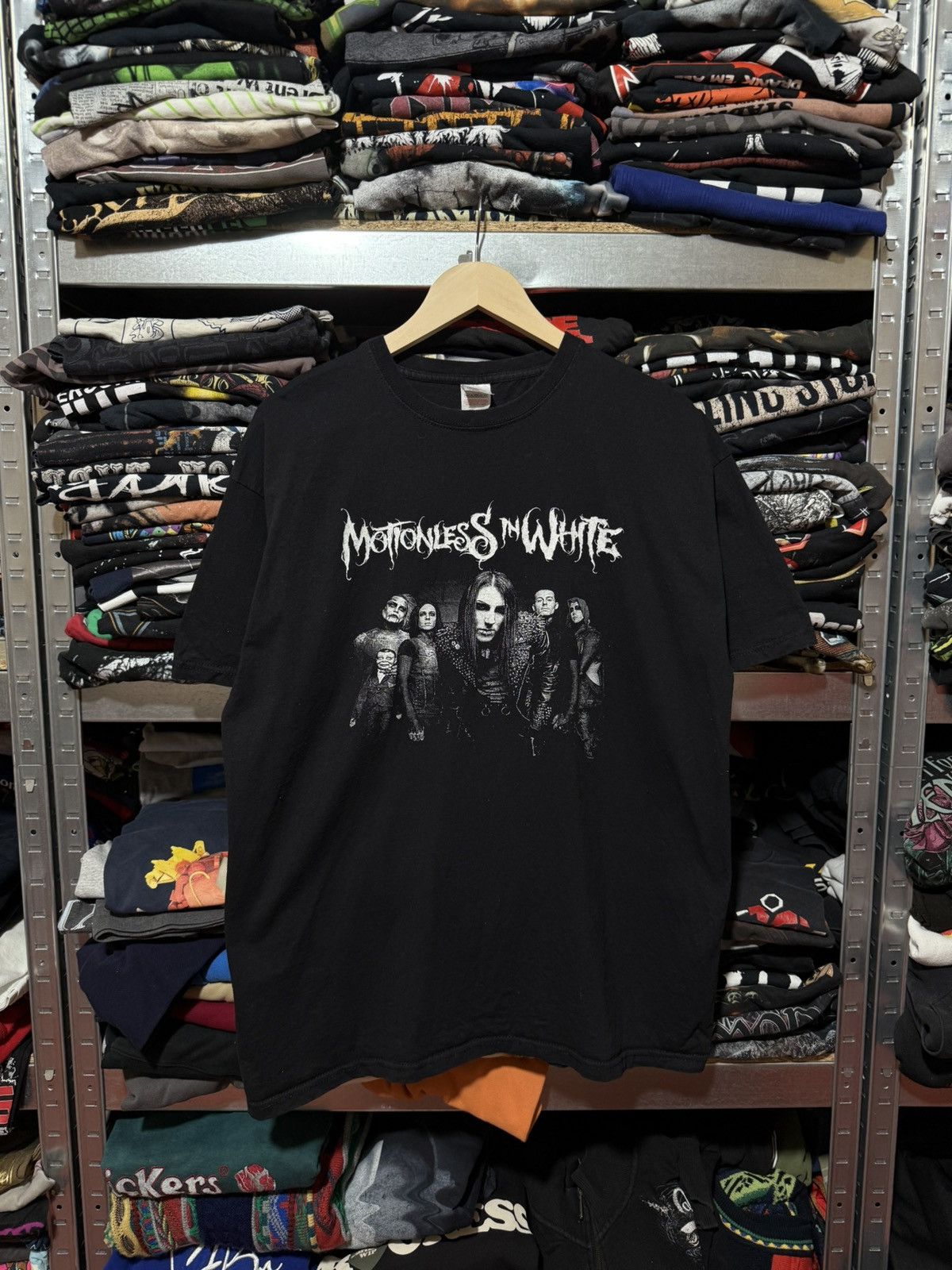 Band Tees Vintage Motionless in White Tour Rock Band T-Shirt Y2K Hype Size US XL / EU 56 / 4 - 1 Thumbnail