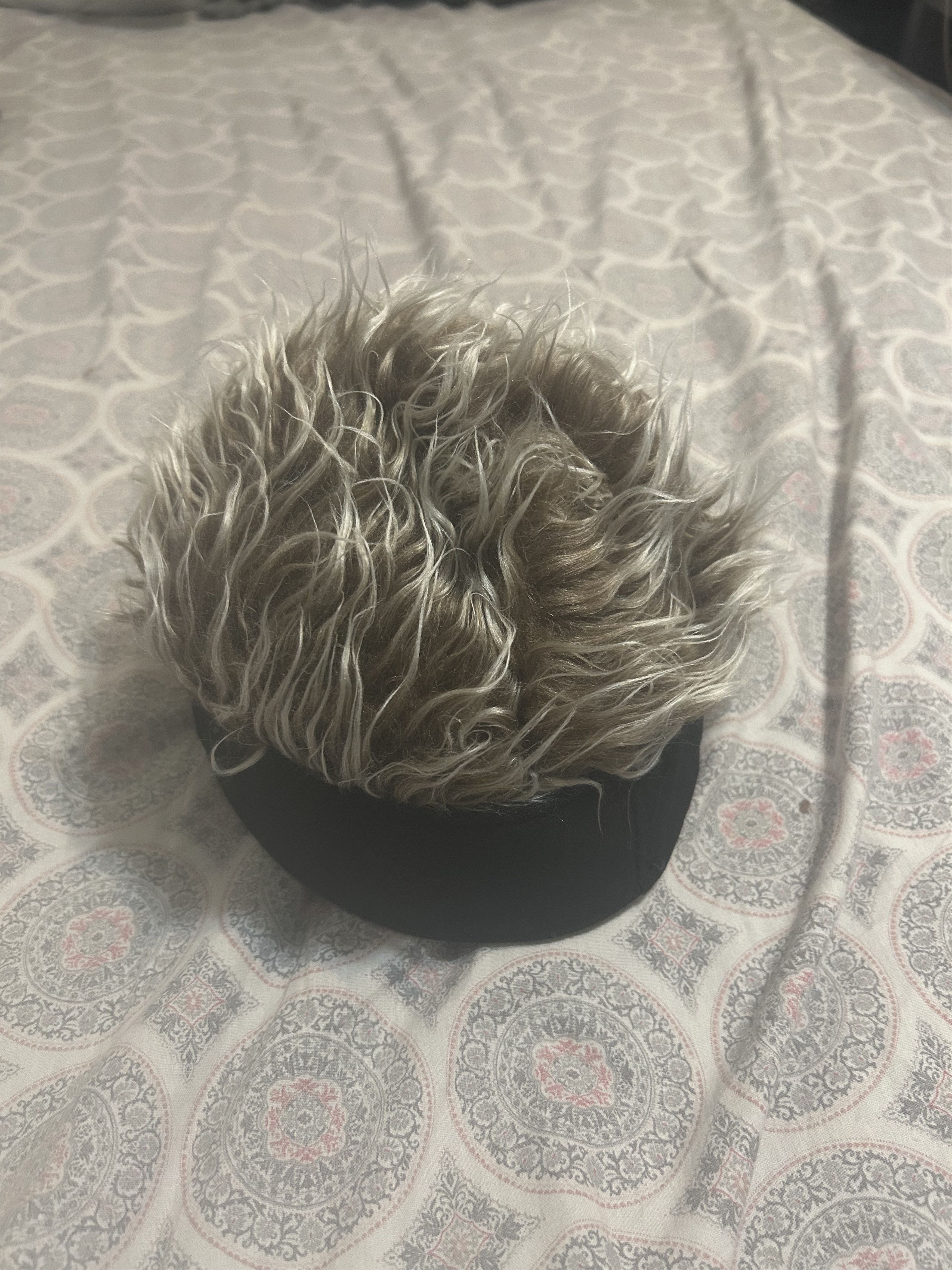 Other Frosted Tips Wig Novelty Hat with Hair Size ONE SIZE - 1 Thumbnail