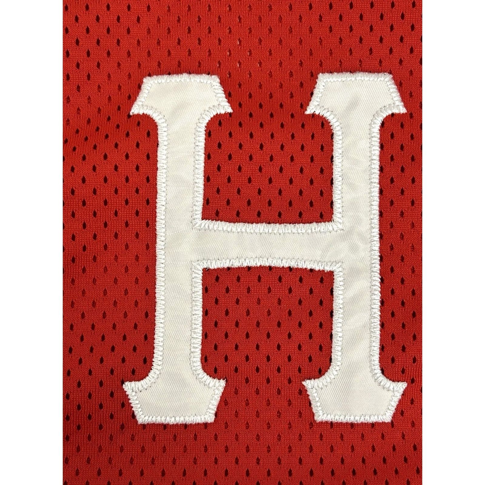 Huf HUF Red Embroidered H Logo Button-up Jersey Short Sleeve Men’s Small Size US S / EU 44-46 / 1 - 3 Thumbnail