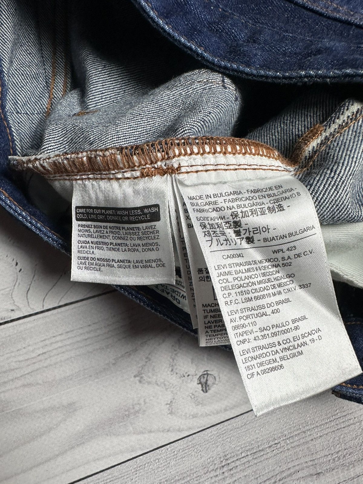 Levi's Made & Crafted × Levi's Vintage Clothing × Vintage Vintage Levi’s x Japan Denim selvedge Made & Crafted Draft Size US 28 / EU 44 - 11 Thumbnail