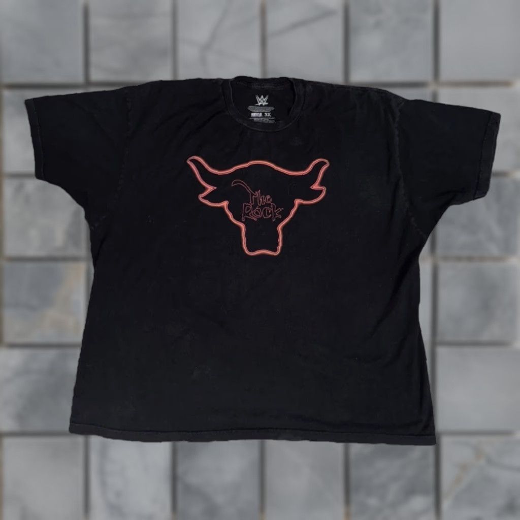 Logo 7 WWE The Rock Smell What The Rock Is Cooking T-Shirt Black 3XL Adult Mens 27x28 Graphic Print Logo Short Sleeve Rock Wwf Wrestling The Rock Top Seller Size US XXL / EU 58 / 5 - 1 Thumbnail