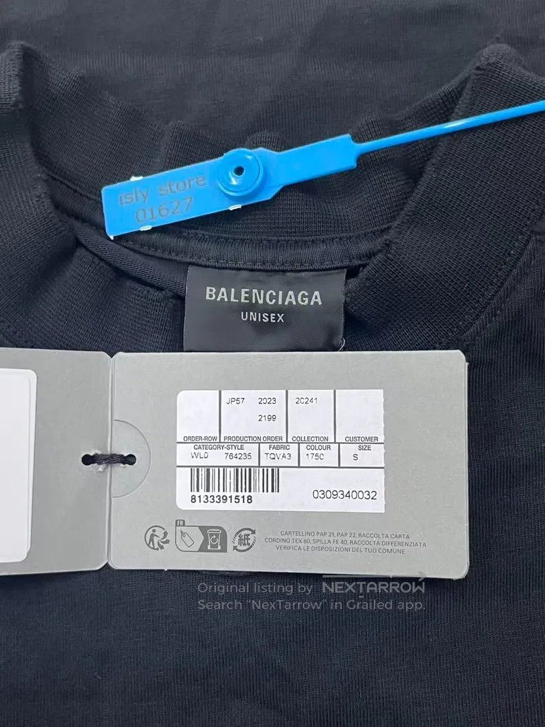 Balenciaga Balenciaga Letter print round neck loose short-sleeve T-sh Size US S / EU 44-46 / 1 - 5 Thumbnail