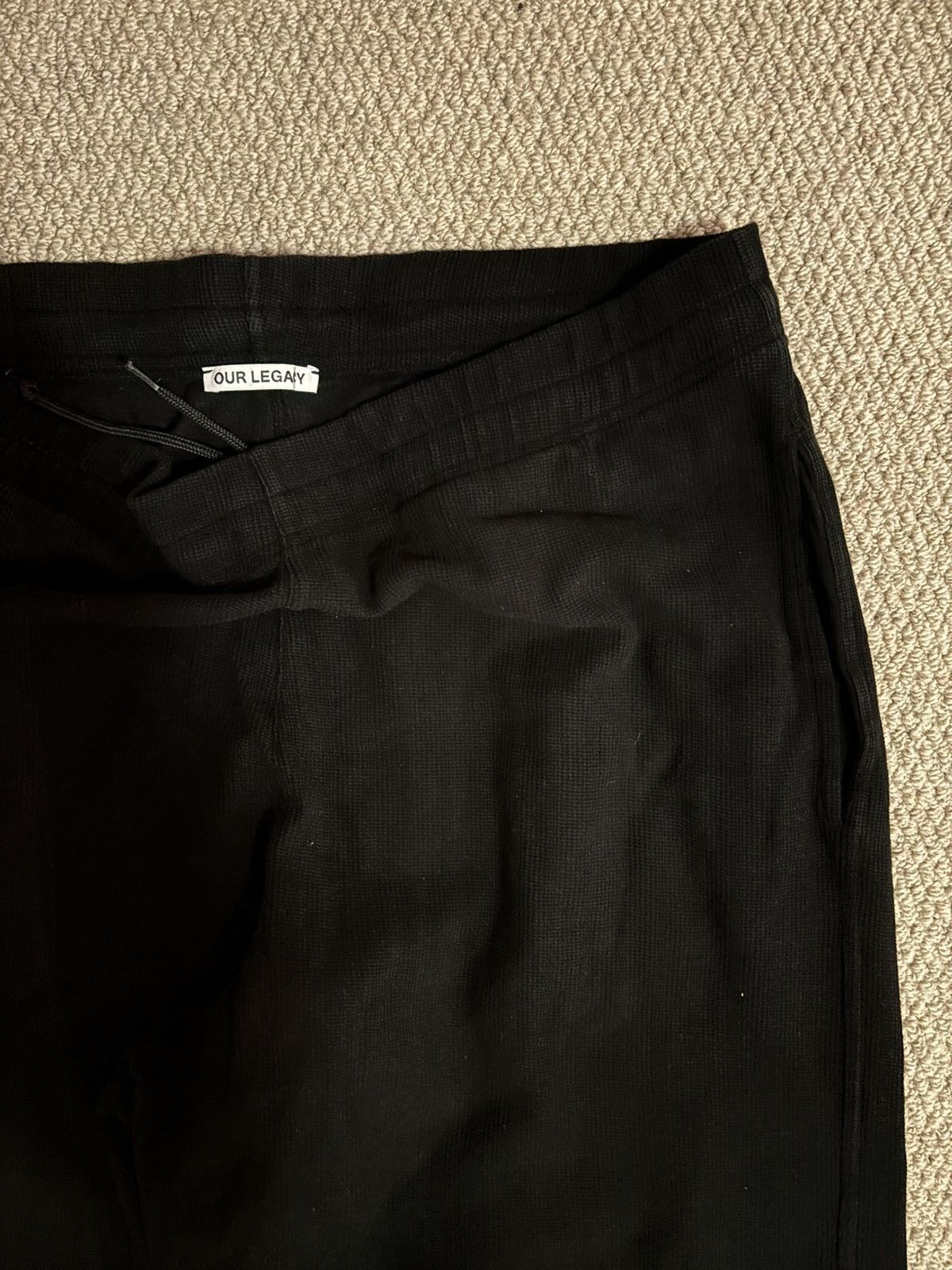 Our Legacy Our Legacy Reduced Trousers Waffle - 52 Size US 32 / EU 48 - 2 Thumbnail