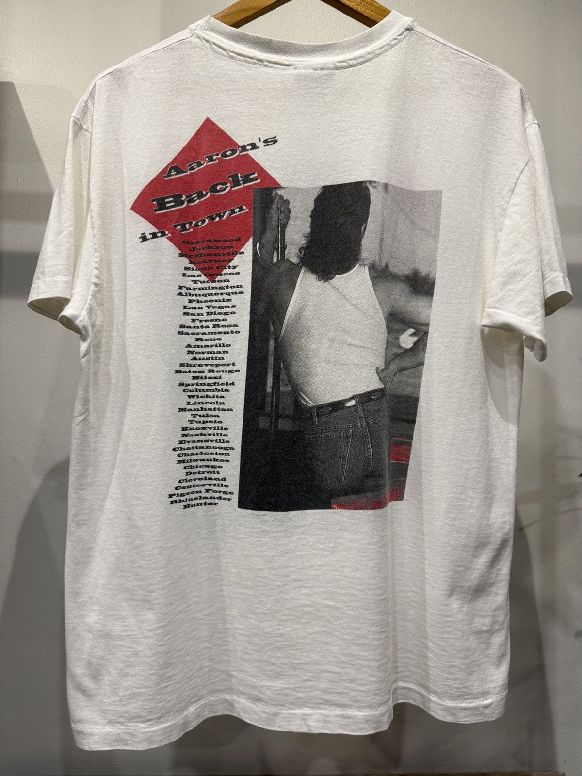 Other Vintage 90s Aaron Tippin T-Shirt Size US L / EU 52-54 / 3 - 2 Thumbnail