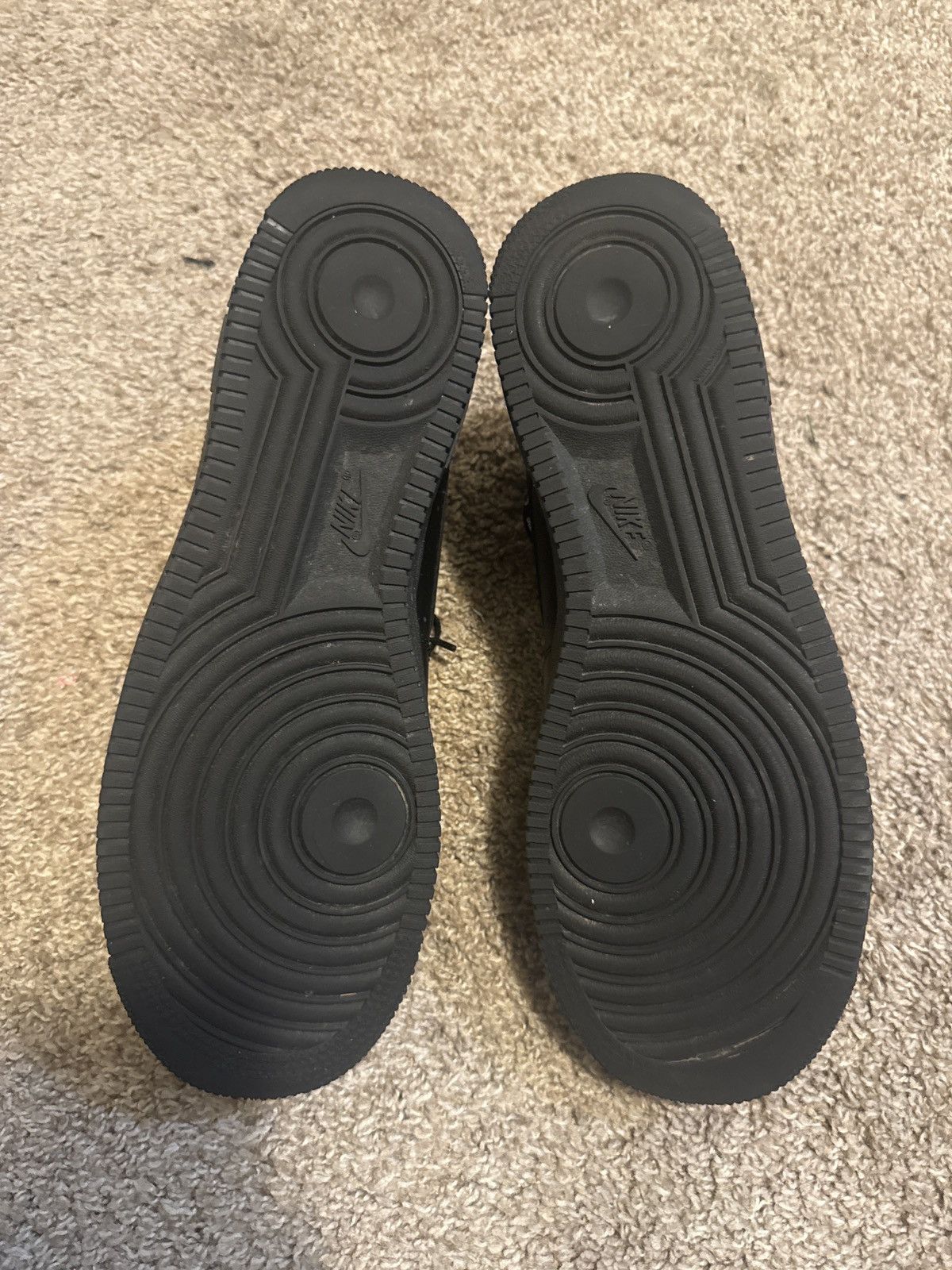 Nike × Supreme Supreme Black Air Force Ones Size US 10 / EU 43 - 6 Thumbnail