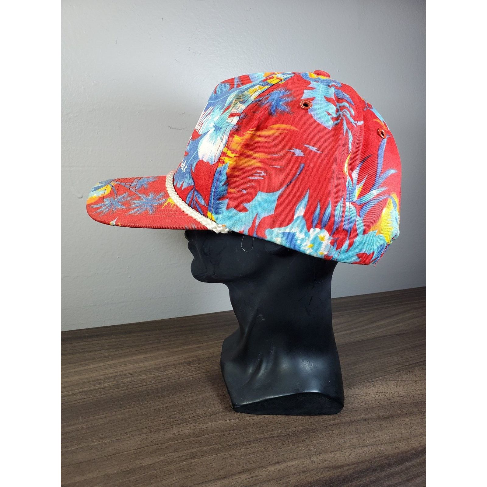 Vintage Baits N Bullets Kentucky Lake Hat Floral Fish Snapback Cap Size ONE SIZE - 5 Thumbnail