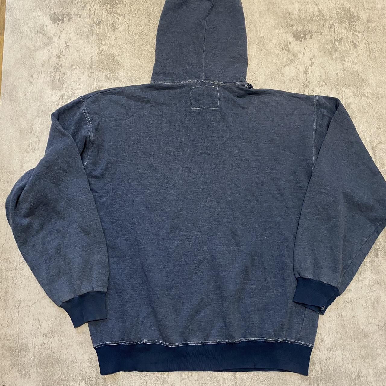 Champion Navy blue hoodie with a relaxed fit hoodie Vintage Size US M / EU 48-50 / 2 - 2 Thumbnail