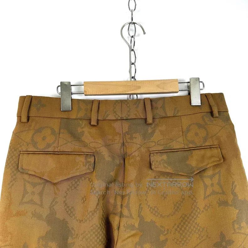 Louis Vuitton Louis Vuitton size US 50 Khaki full print jacquard ragged j Size US 34 / EU 50 - 6 Thumbnail
