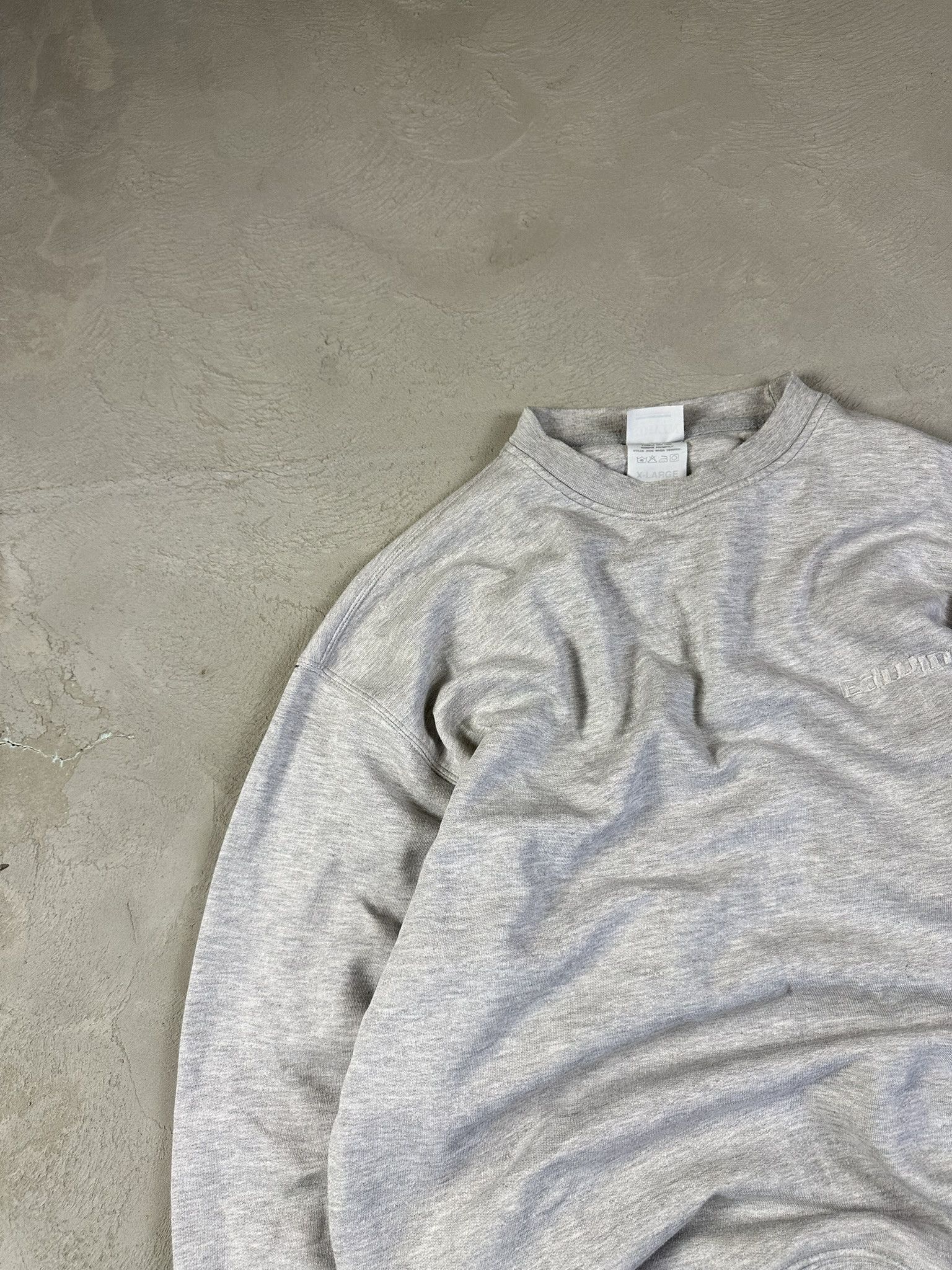 Edwin 90s Vintage Edwin Boxy Basic Crewneck Size US L / EU 52-54 / 3 - 6 Thumbnail