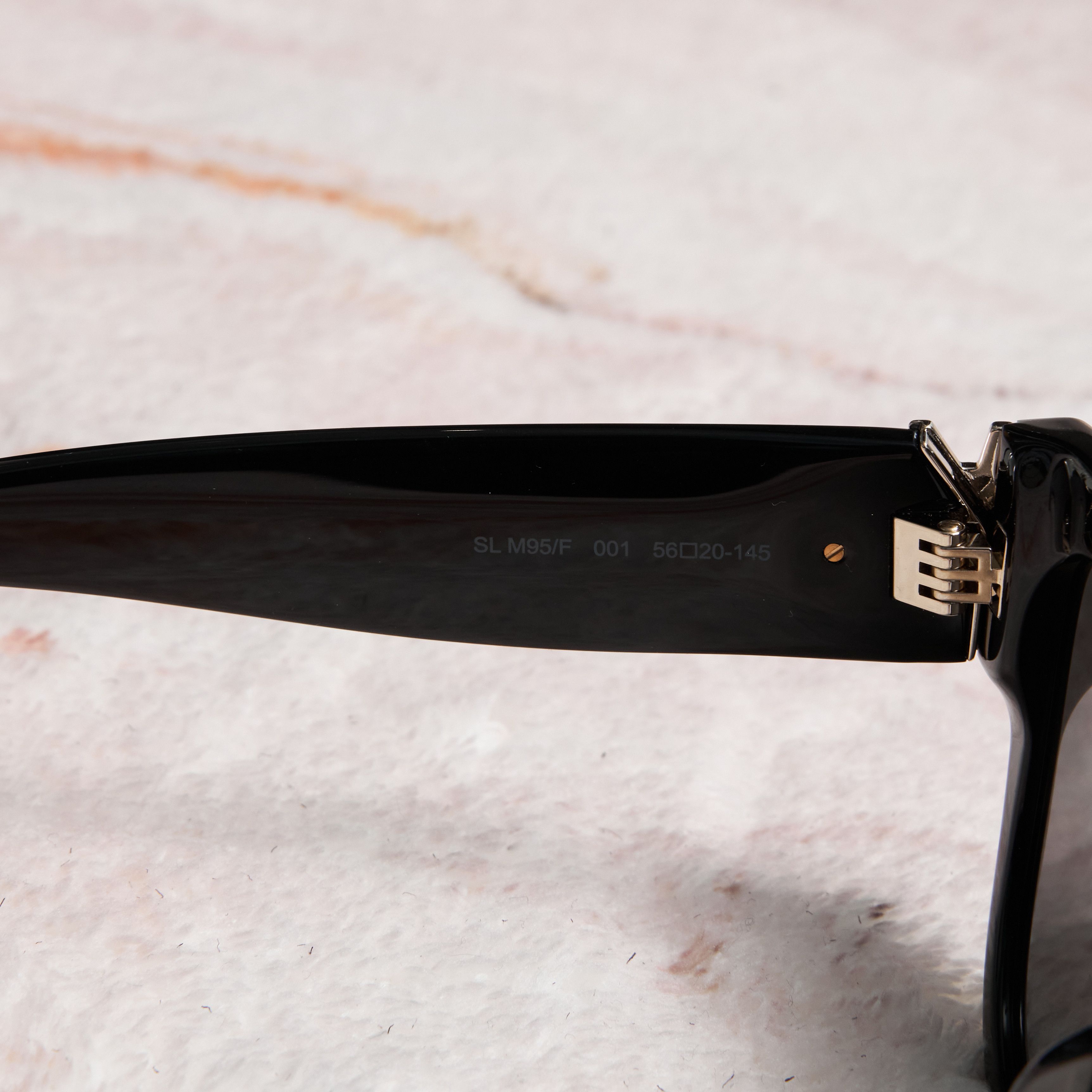 Yves Saint Laurent SAINT LAURENT SL M95/F 001 Sunglasses BLACK Size ONE SIZE - 6 Thumbnail