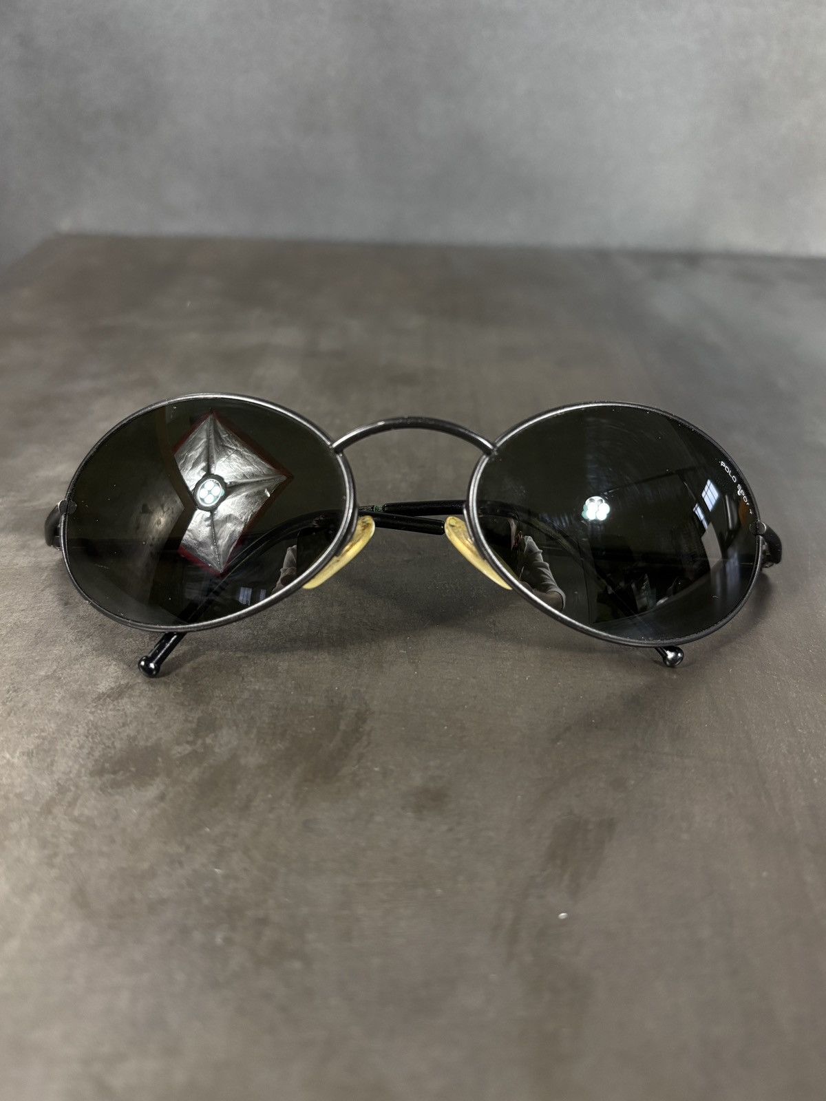 Polo Ralph Lauren 1990s Polo Sport Sunglasses Metal Oval 90 Vintage Polo Sport Size ONE SIZE - 7 Thumbnail
