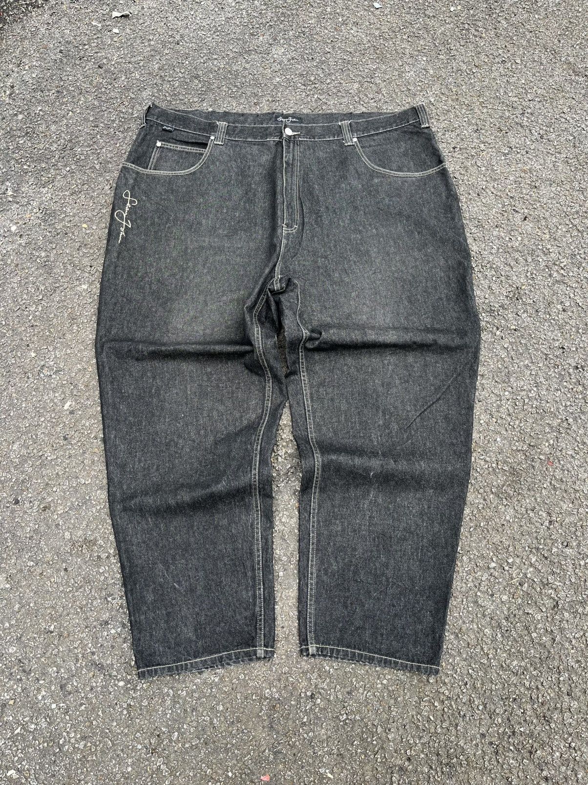 Sean John Size 48 Vintage Y2K Sean John Black Denim Jeans Skater Size US 44 / EU 60 - 1 Thumbnail