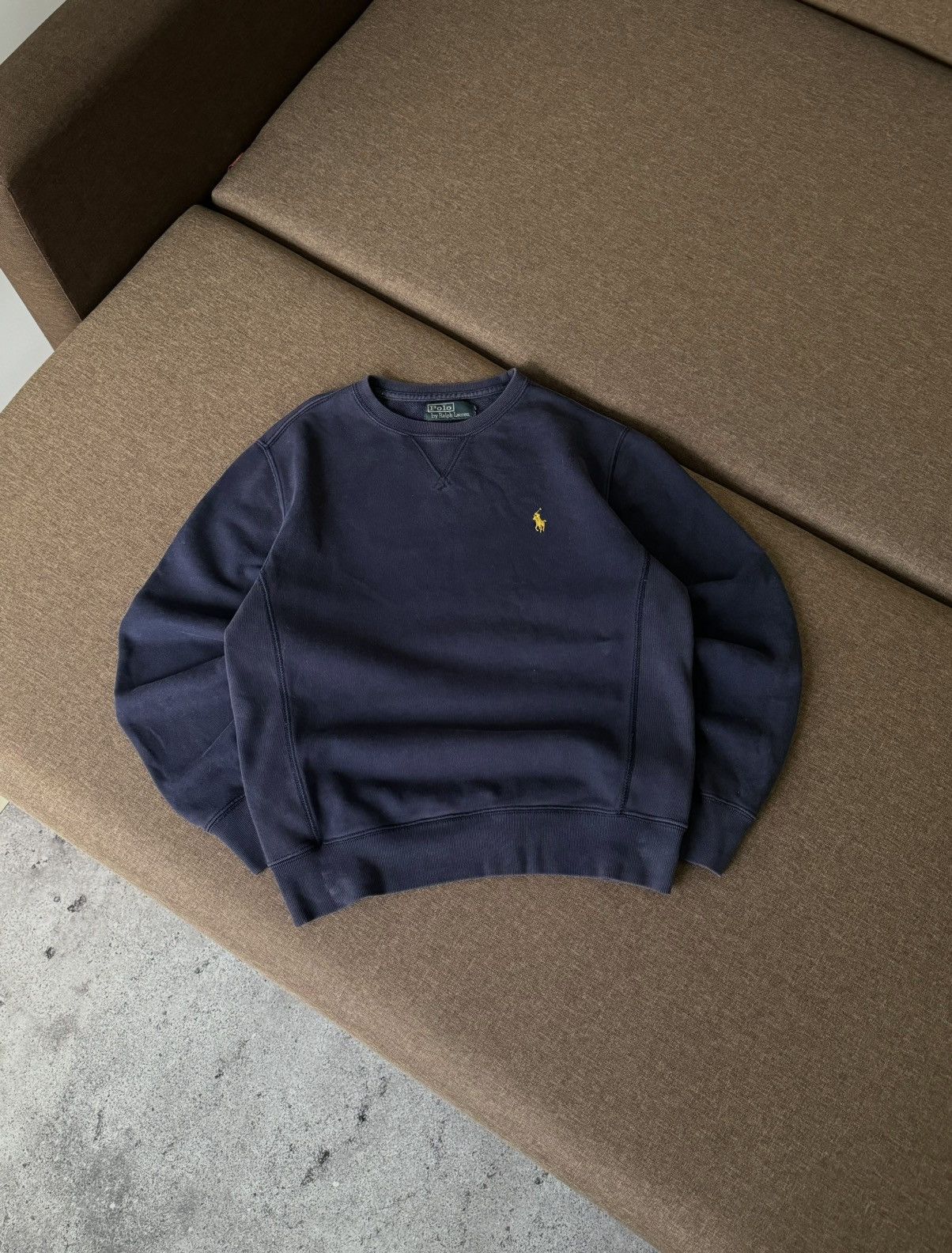 Polo Ralph Lauren × Vintage Vintage Polo Ralph Lauren Y2K faded distressed sweatshirt Size US S / EU 44-46 / 1 - 2 Thumbnail