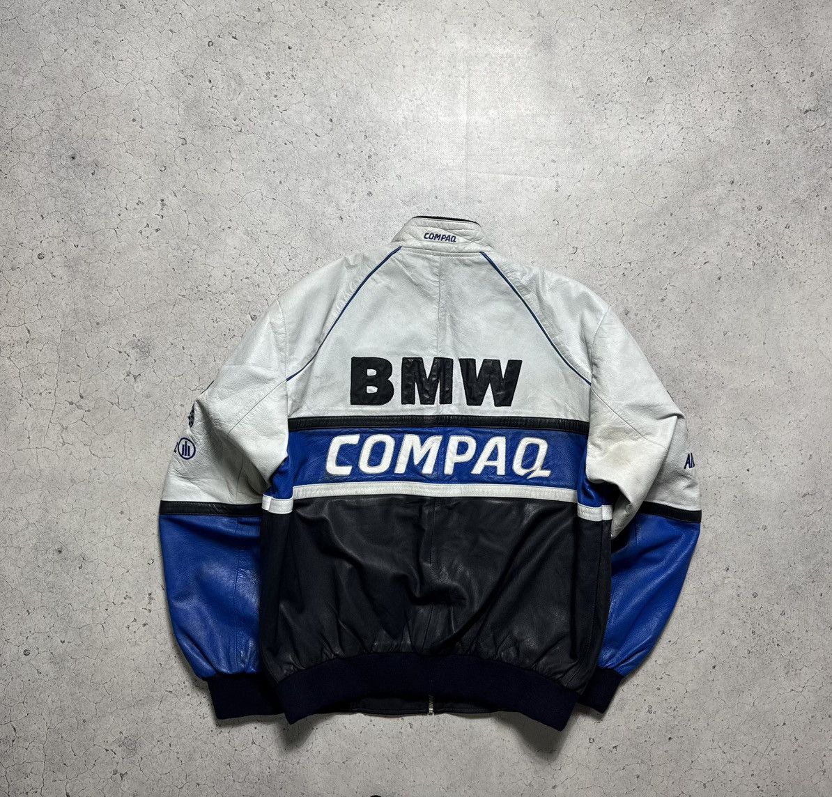 BMW BMW Compaq Racing Leather Jacket Size M Vintage Size US M / EU 48-50 / 2 - 13 Thumbnail