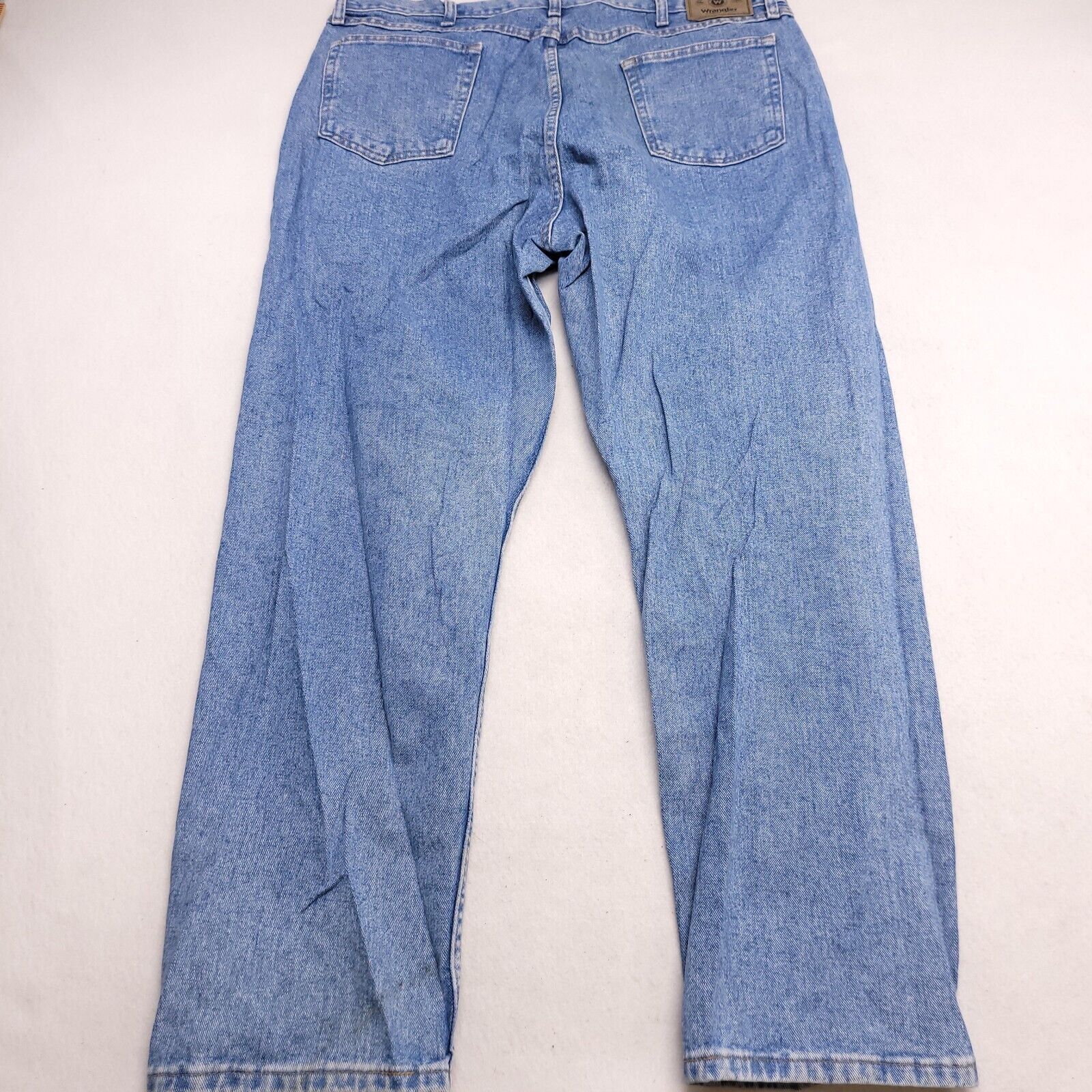 Wrangler Wrangler Casual Button Zip Denim Jeans Mens Size 42x32 Blue Size US 42 / EU 58 - 9 Thumbnail
