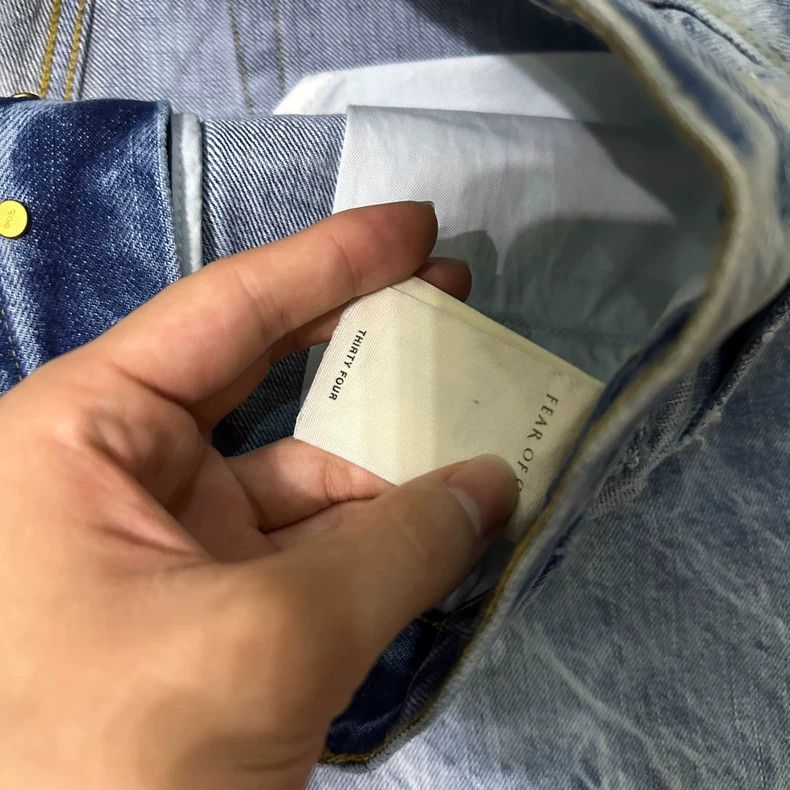 Fear of God Fear of God Blue water corrugated jeans Size US 34 / EU 50 - 6 Thumbnail
