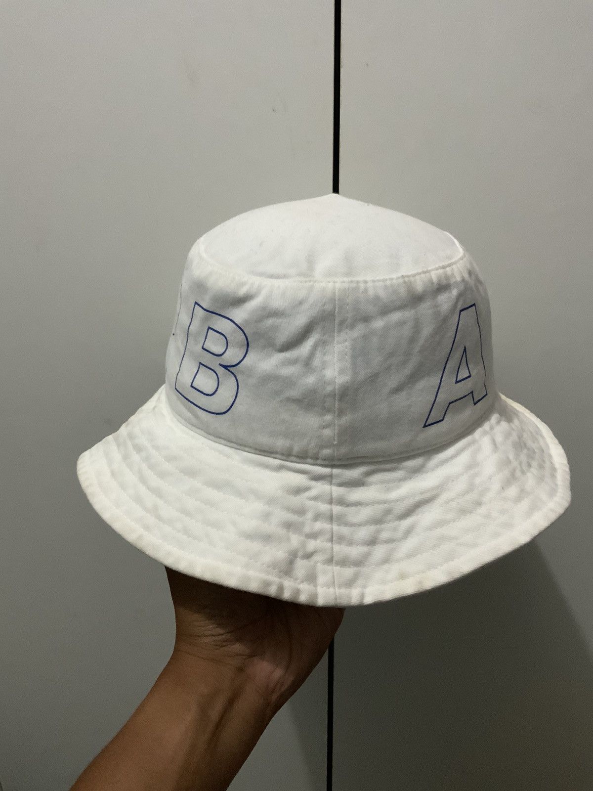 Hat Club Absorb Spellout White Bucket Hat Size ONE SIZE - 5 Thumbnail