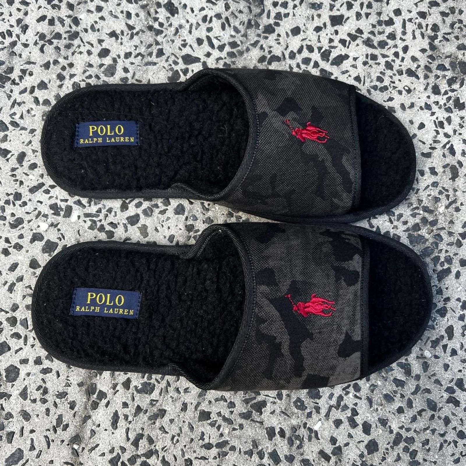 Lauren Ralph Lauren Ralph Lauren Men's Black Slides Size US 9 / EU 42 - 5 Thumbnail