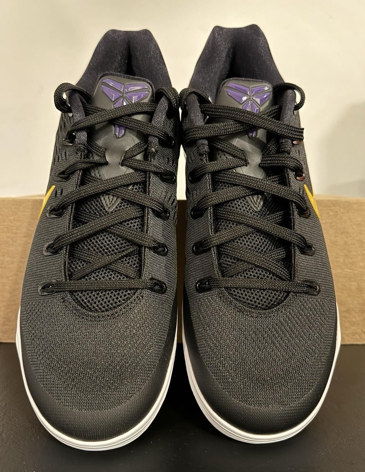 Nike Nike Kobe 9 Elite Low EM Protro Black/University Gold Size US 9 / EU 42 - 4 Thumbnail
