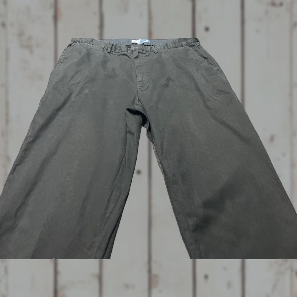 Polo Ralph Lauren VINTAGE Polo Ralph Lauren Men Chino Pants Black Cotton Tapered Fit 36X27 Casual Business Preppy Size US M / EU 48-50 / 2 - 1 Thumbnail