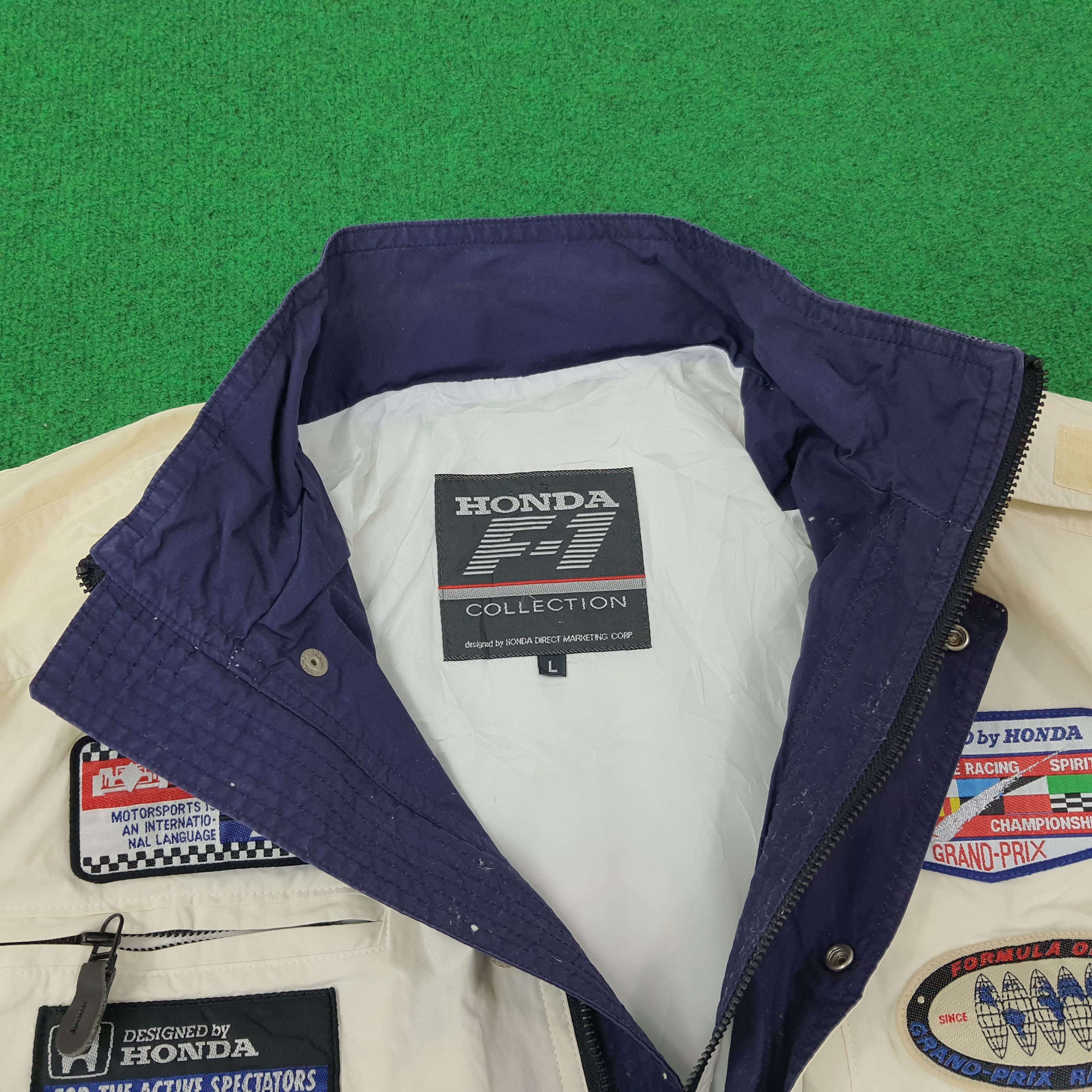 Honda Vintage HONDA F1 Japan Motorsports Racing Jacket C246N20 Size US L / EU 52-54 / 3 - 7 Thumbnail