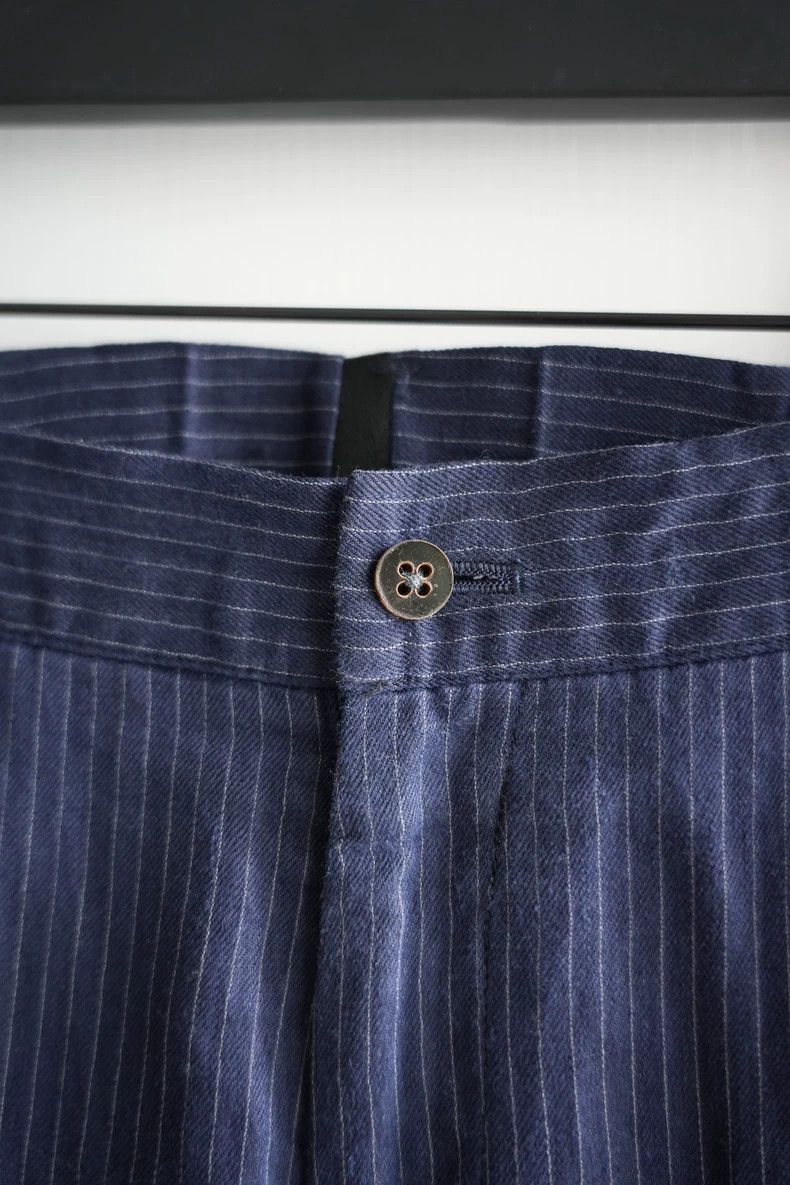 Yohji Yamamoto Yohji Yamamoto size 3 05ss tortoiseshell button linen strip Size US 32 / EU 48 - 3 Thumbnail