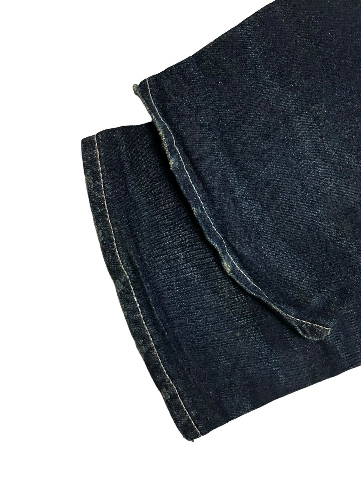 GOSTAR DE FUGA × If Six Was Nine × Le Grande Bleu (L.G.B.) GOSTAR DE FUGA 🎌☠️ vtg Japanese Style Denim Rare☠️☠️ Size US 33 - 13 Thumbnail